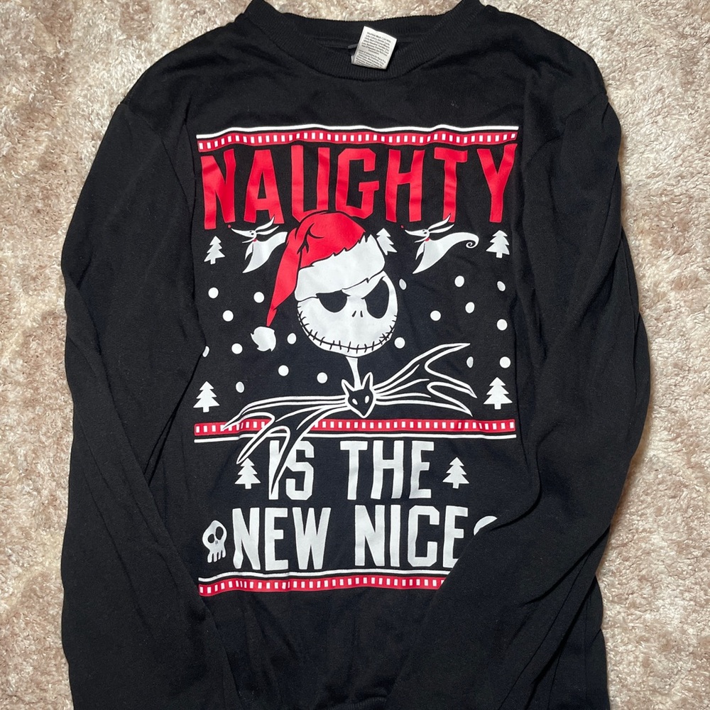 Nightmare Before Christmas Holiday Sweater, Black